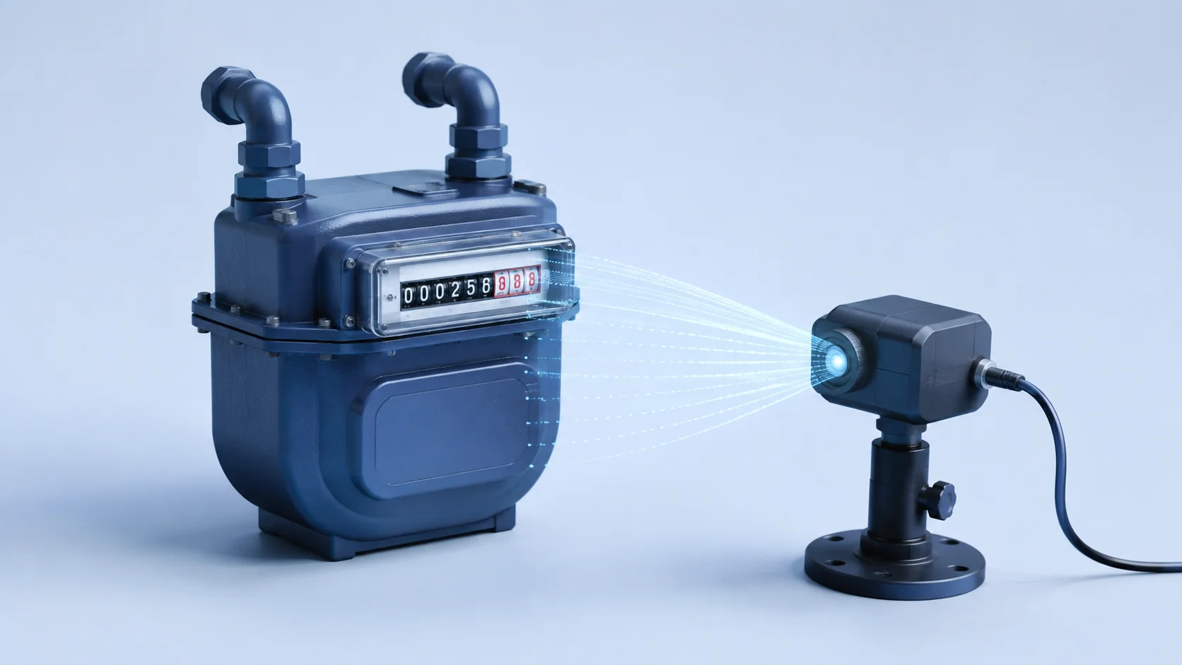 Concept illustration for Gas meter neural network